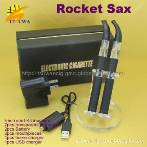 First union our patent design transparent atomizer rocket saX